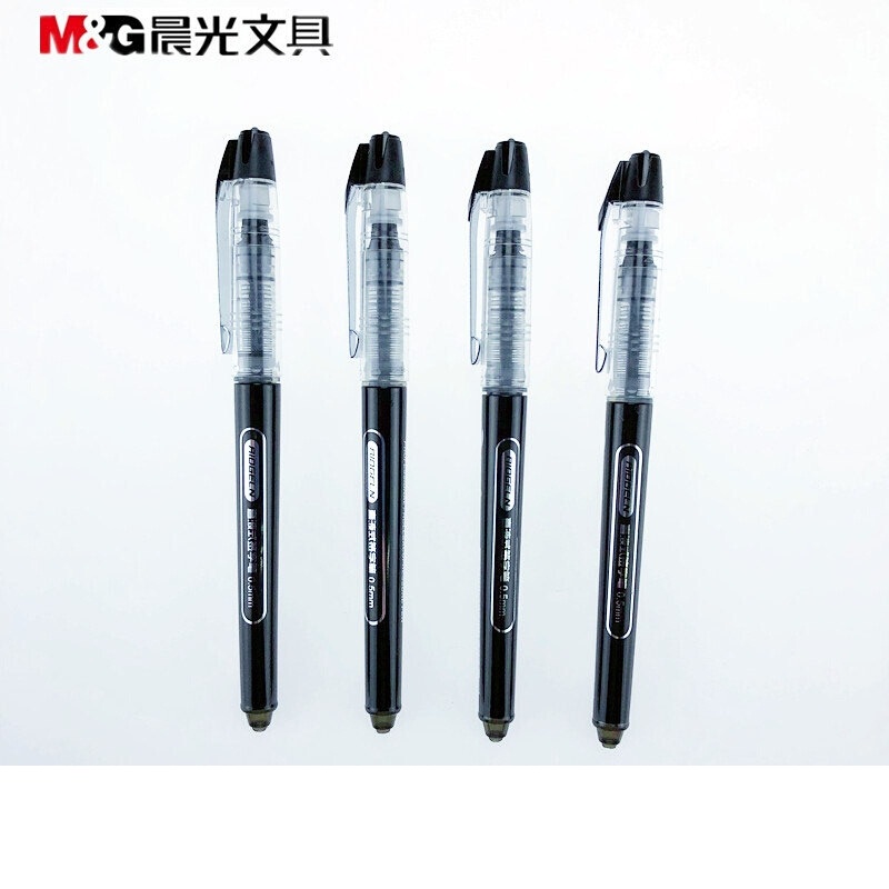 晨光/M&G ARP50802 陶瓷球珠水性签字笔0.5mm/黑色1支装
